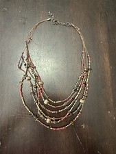 Colorful Multi strand Beaded Necklace