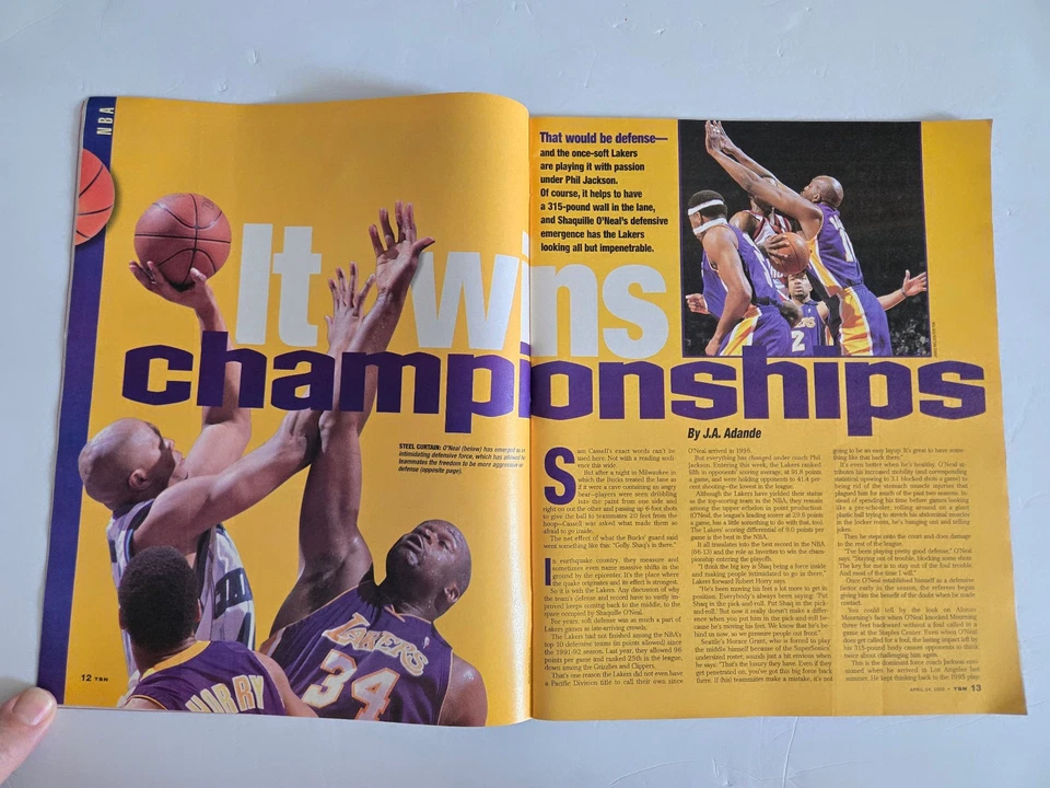 The Sporting News April 24, 2000 - Peter Warrick, Florida State Seminoles - Image 3 of 4