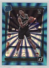 2021-22 Panini Donruss Rated Rookie Holo Teal Laser Kessler Edwards #204 1co7