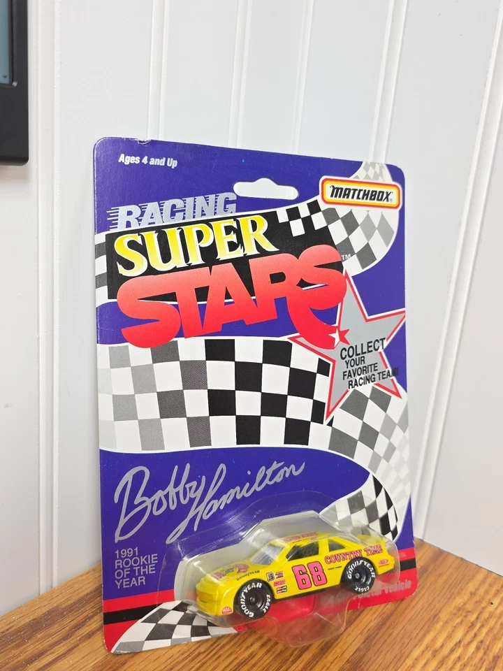 1992 Matchbox Racing Super Stars | Bobby Hamilton #68 Country Time 1:64 Diecast - Image 2 of 4