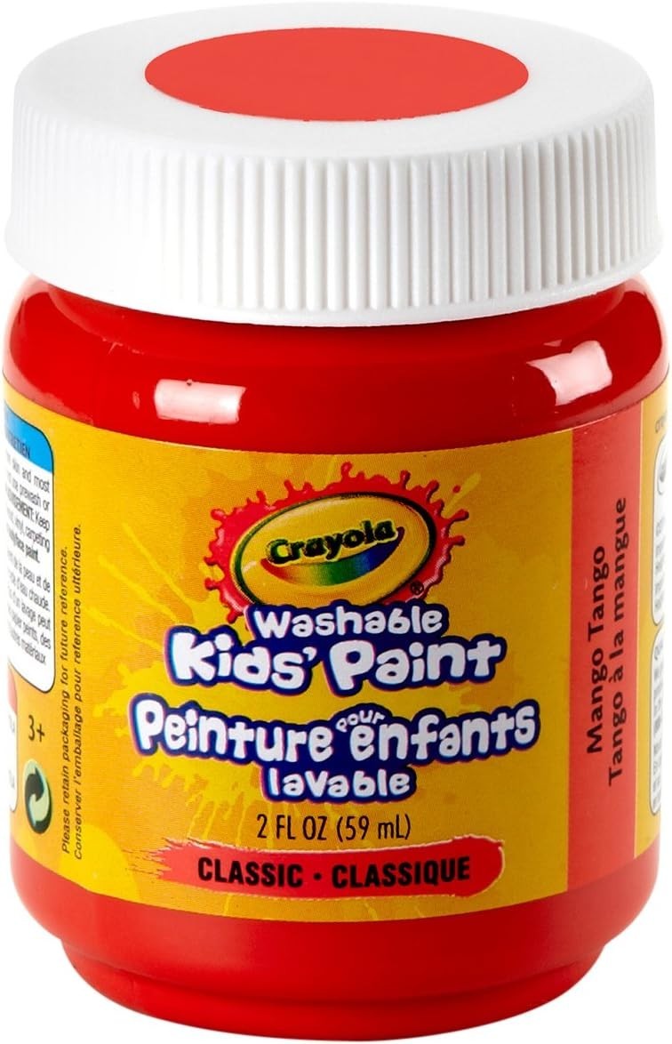 Crayola Washable Kids Paint Mango Tango Orange 59 Ml - Assorted Colours - Image 3