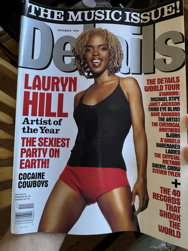 Details Magazine (Nov 1998) Lauryn Hill/Prince/Janet Jackson/Bjork/Dave Navarro