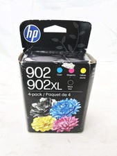 Genuine 902 XL Black  902 Standard Color C/M/Y 4 Pack Expires 2/2028 NEW