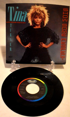 TINA TURNER ''SHOW SOME RESPECT'' 45RPM VINYL & PICTURE SLEEVE