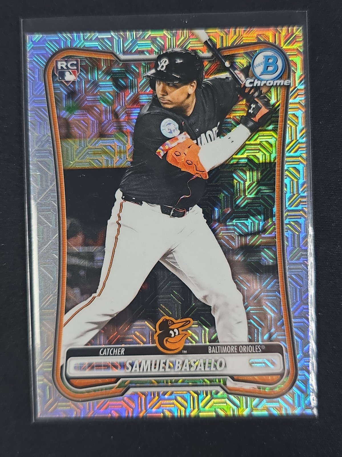 Topps 2026  Bowman Chrome Samuel Basallo Rookie RC Mojo Refractor #61 Orioles