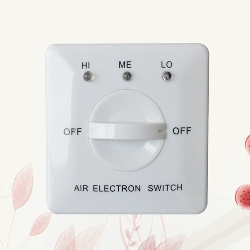 Lüfterspulenschalter Fan-Coil-Dreistufenregler Panel-Lüftersteuerung - Photo 11/12