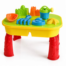 Sand and Water Table Garden Sandpit Play Set Toy Watering Can Spade Sand Bucket