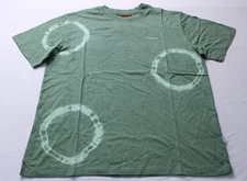 Rhythm Men's Washed Tie Dye Short Sleeve T-Shirt AP2 Vintage Green Large NWT