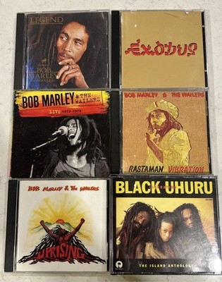 Lot Of 6 CDs Reggae Albums Bob Marley And Black Uhuru Excellent Conditions