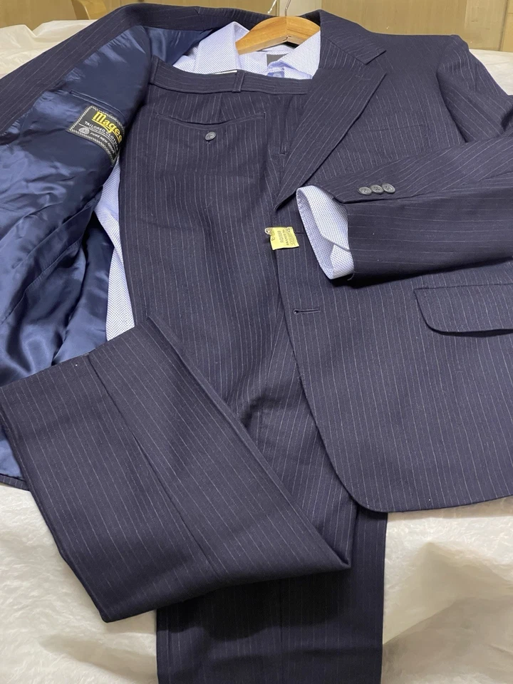 VANTAGE-MAGEE-Tailored Clothes 2-Pieces Notched Suit Men’s U.K-42R”-EUR-52”US42R - Image 4 of 4