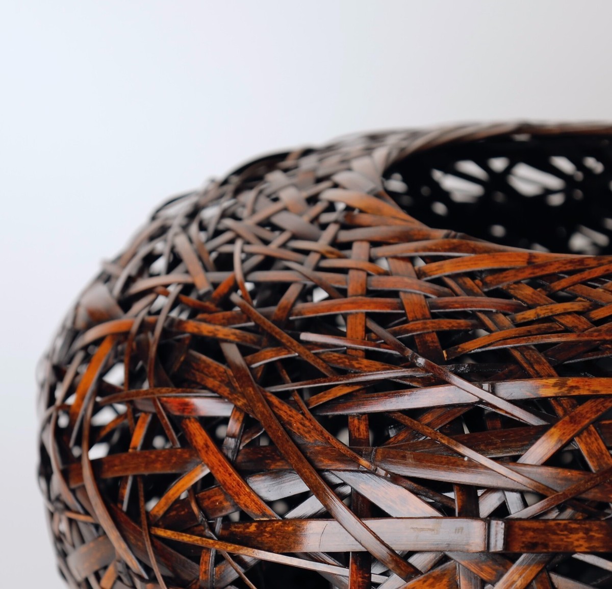 その他 bamboo Superb signed and boxed Bamboo Basket , 20th c ZH68 | eBay