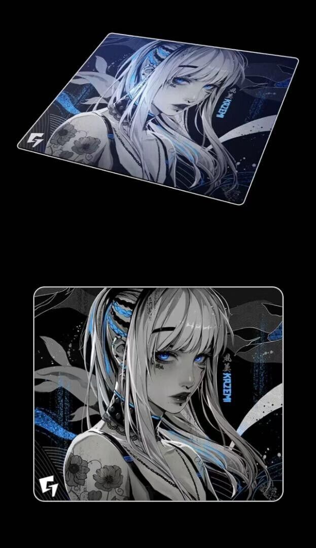 GLSSWRKS Kazemi Mousepad Premium Glass Limited Edition Blue GLSSWRKS Kazemi Mousepad Premium Glass Limited Edition Blue