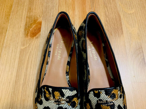 Kate Spade NY Torite flache Slipper Leopardenmuster braun schwarz neu ohne Karton Größe 6 - Bild 4 von 8