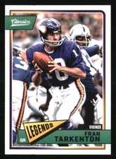Fran Tarkenton 2018 Panini Classics #152 FOOTBALL Card