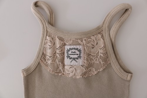 PINK MEMORIES Blouse Brown Sleeveless Spaghetti Strap Top IT44/US10/L RRP $200 - Picture 7 of 8