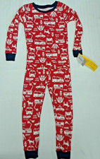 CARTER'S 2-piece BOYS cotton PAJAMA Set FIREFIGHTER themed Red 5T New w/Tags