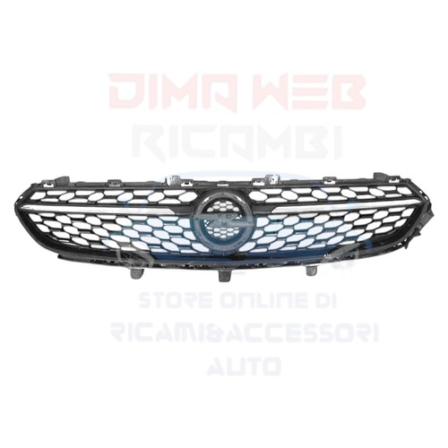 GRIGLIA RADIATORE MASCHERA NERA CROMO CON MODANATURA CROMATA OPEL CORSA F 2020 - Foto 2 di 2