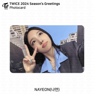 TWICE 2024 Season's Greetings News Room Photocard Postcard Sticker