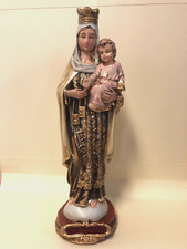Our Lady of Mount Carmel 9 Statue, New from C...