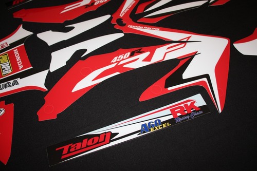 HONDA CRF 450R 2005-2008 MX GRAPHICS KIT STICKER KIT STICKERS DECALS BUBBLE FREE - Picture 2 of 5