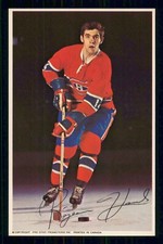 1969-71  MONTREAL CANADIENS TEAM ISSUED POSTCARD   REJEAN HOULE    20839