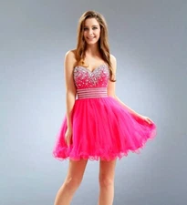 NWT Anny Lee Corset back Puffy tutu skirt Party Homecoming Skater Dress,S-3XL