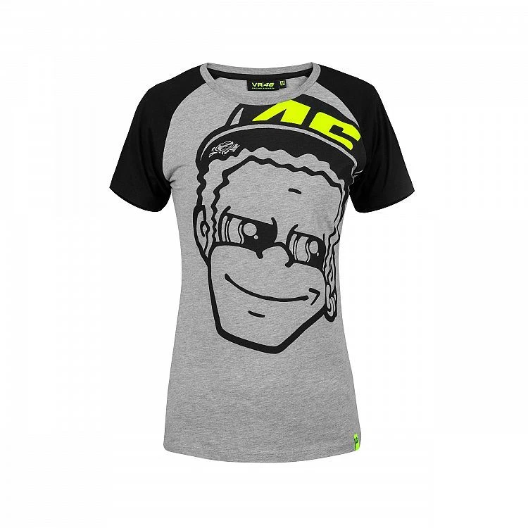 VR46 Official Valentino Rossi Womans Dottorino T Shirt VRWTS 307605