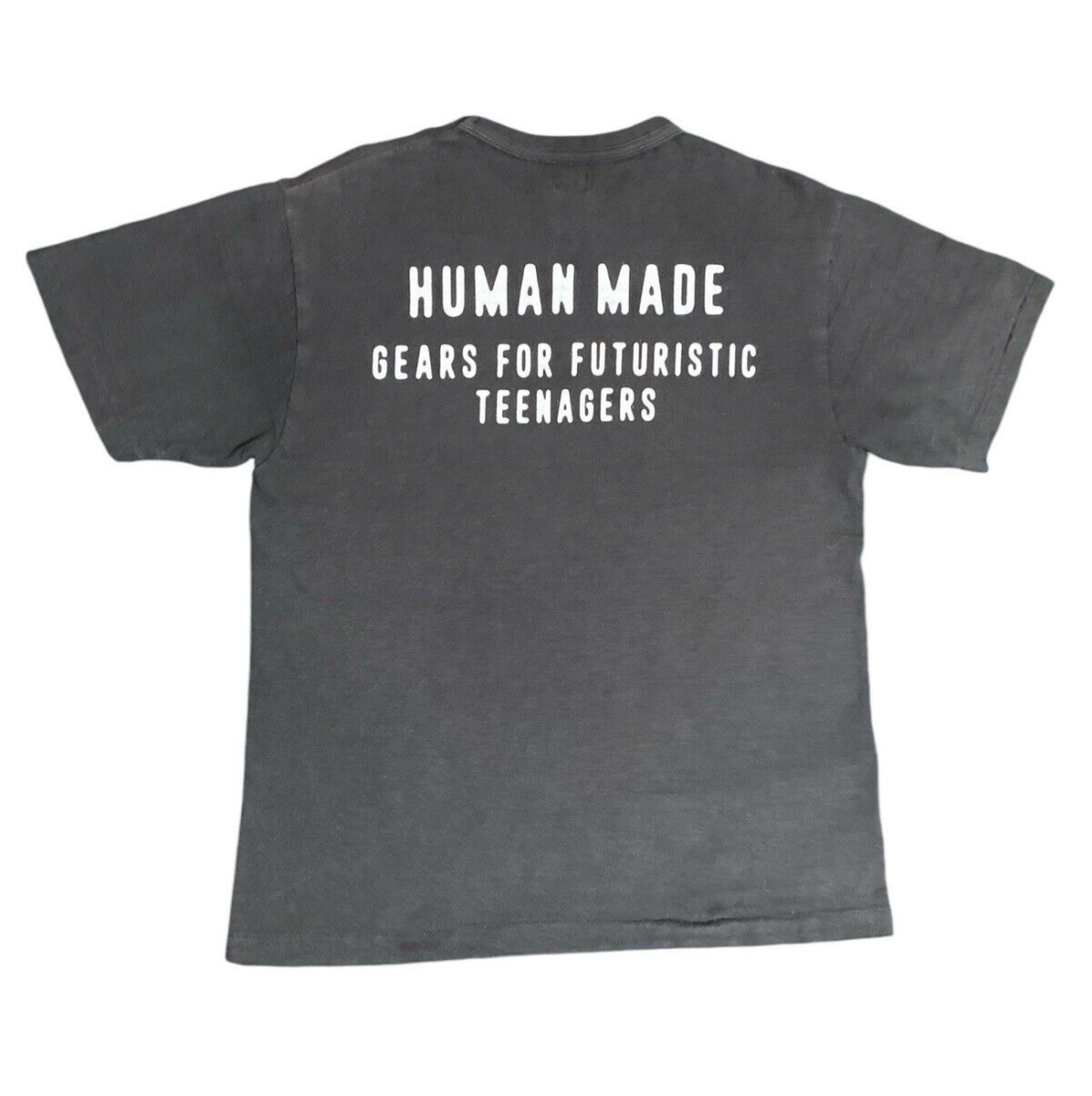 HUMAN MADE GEARS FOR FUTURISTIC TEENAGERS GRAPHIC T-SHIRT HUMAN MADE GEARS FOR FUTURISTIC TEENAGERS GRAPHIC T-SHIRT