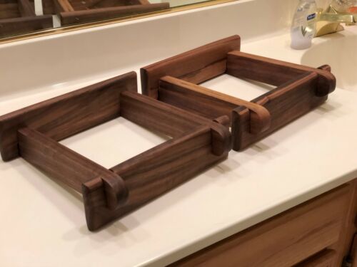 Custom Made Oiled Red Oak Speaker Stands for Klipsch KG4's Fast Free Shipping! - Picture 3 of 12
