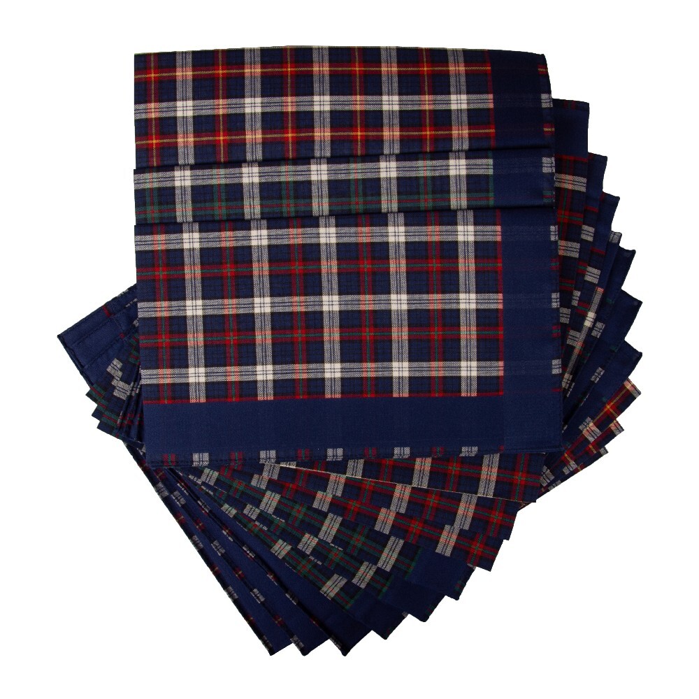 ПЕРОФИЛЬТР Fazzoletti uomo в мозаике из чистого котона scatola 12 pezzi, 45x45 см, арт.