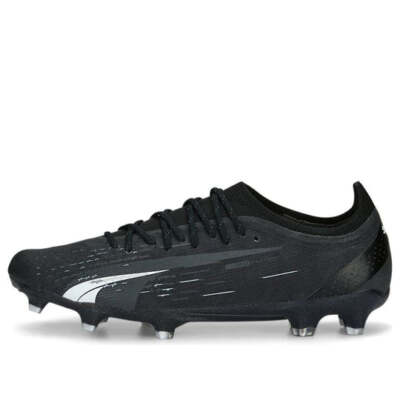 PUMA Ultra Ultimate FG/AG Supercharge Black White 107163-02 Men's