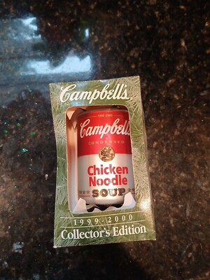 Campbell's Chicken Noodle Soup New Millenium Christmas Ornament