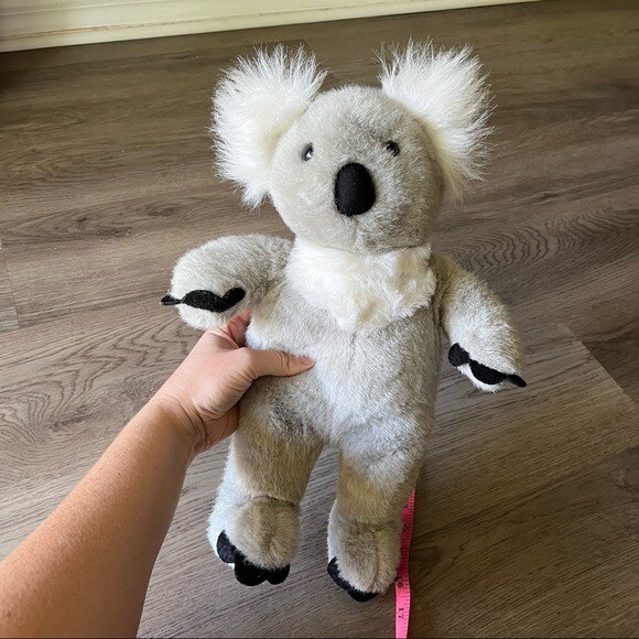 Build-A-Bear Koala Plush Stuffed Animal 17” Grey, White, Black Colorway
