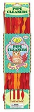 eeBoo Owl Orange and Red Pipe Cleaners Craft Kit