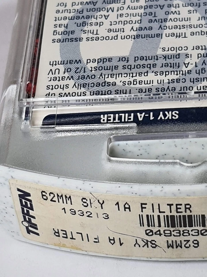 62mm TiFFEN Skylight 1A Glass Lens Filter 62 mm sklight1A Sky-1A E62 E-62 USA - Image 4 of 4
