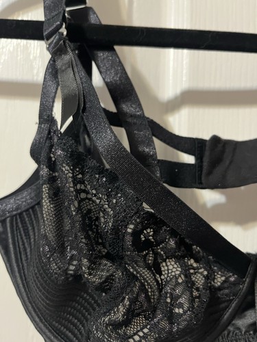 Dita Von Teese Madame X Underwire Bra sz 36D EU 80D Black D58045 Lingerie  - Picture 8 of 16