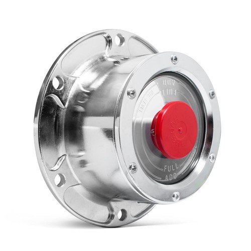 (Pair) Chromed Six Hole Hub Caps with Gasket Replaces Stemco 3004009