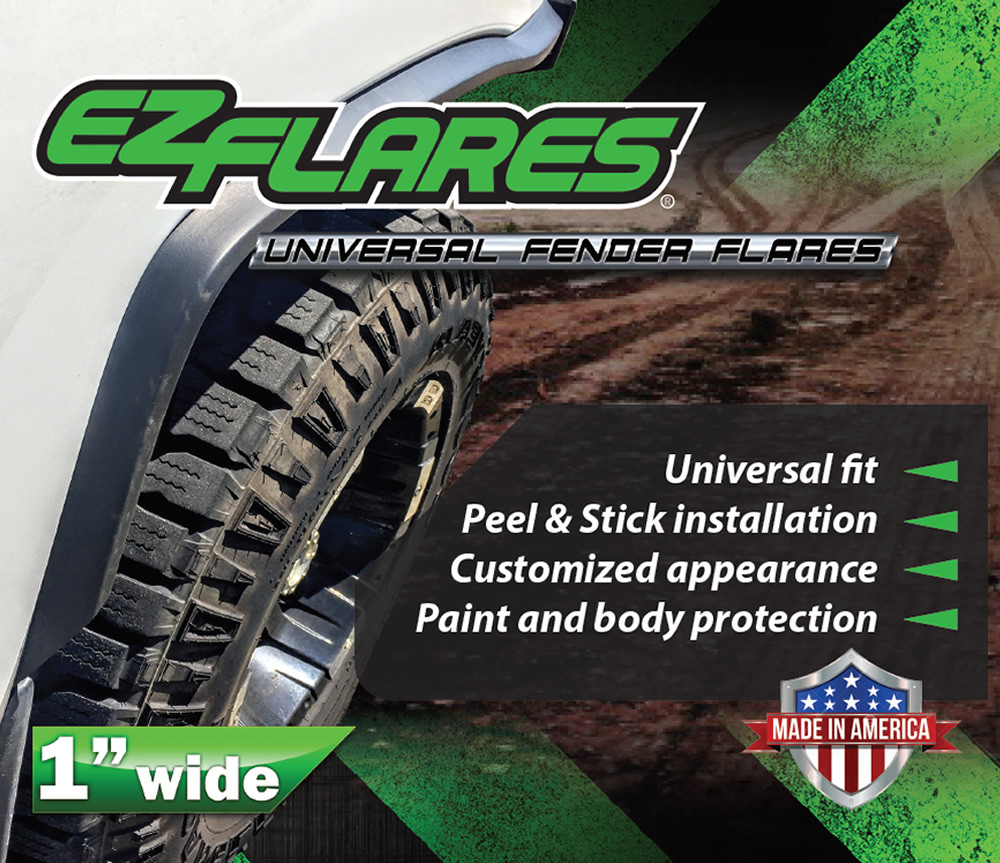 EZ Flares Universal Flexible Rubber Fender Flares E34 E39 E60 F10 E63