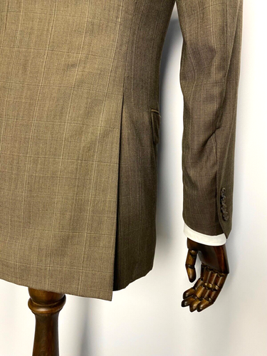 Men's BURBERRY Check Wool USA Luxury Sport Blazer Jacket Size EU 46-48 UK 36-38 - Picture 18 of 23