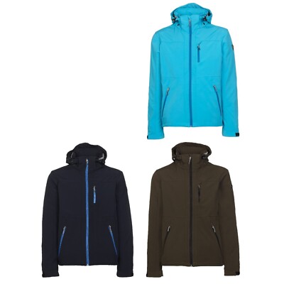 Soft Shell Jacke Herren Softshelljacke Wasserabweisend Winddicht Kapuze Killtec