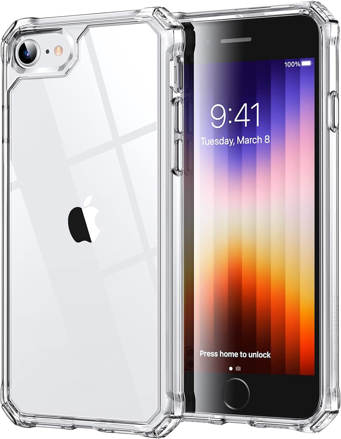 for Iphone SE (2022) Case, Iphone SE (2020) and Iphone 8, Military-Grade Protect