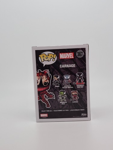 Funko POP! Carnage #367 Marvel - Venom - Double Boxed! - Picture 3 of 9