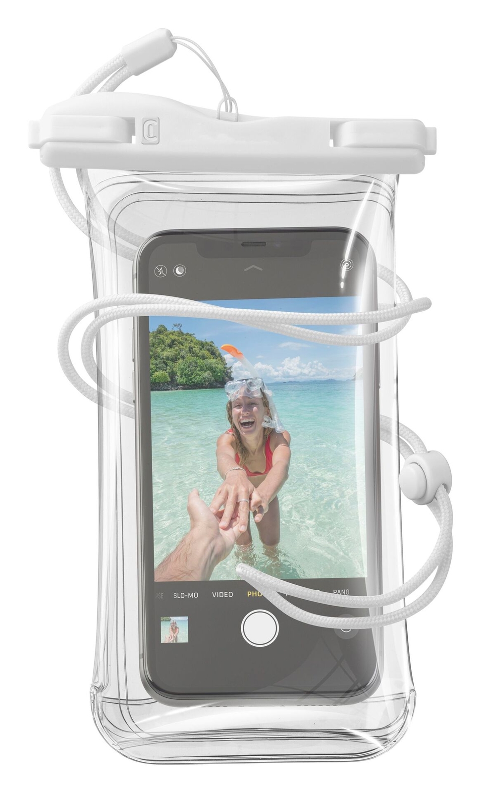 Cellularline Voyager Handy-Schutzhülle Beuteltasche Weiß - Bild 2