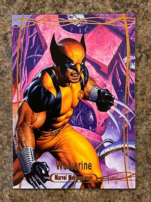 2016 Marvel Masterpieces Orange #89 ALPHA Wolverine #01/99 #1/99 MINT (PC) 