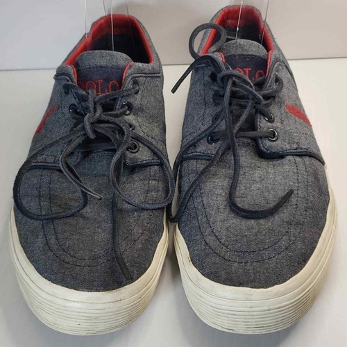 Polo Ralph Lauren Denim Chambray Faxon Low Sz 11.5 - Picture 3 of 9