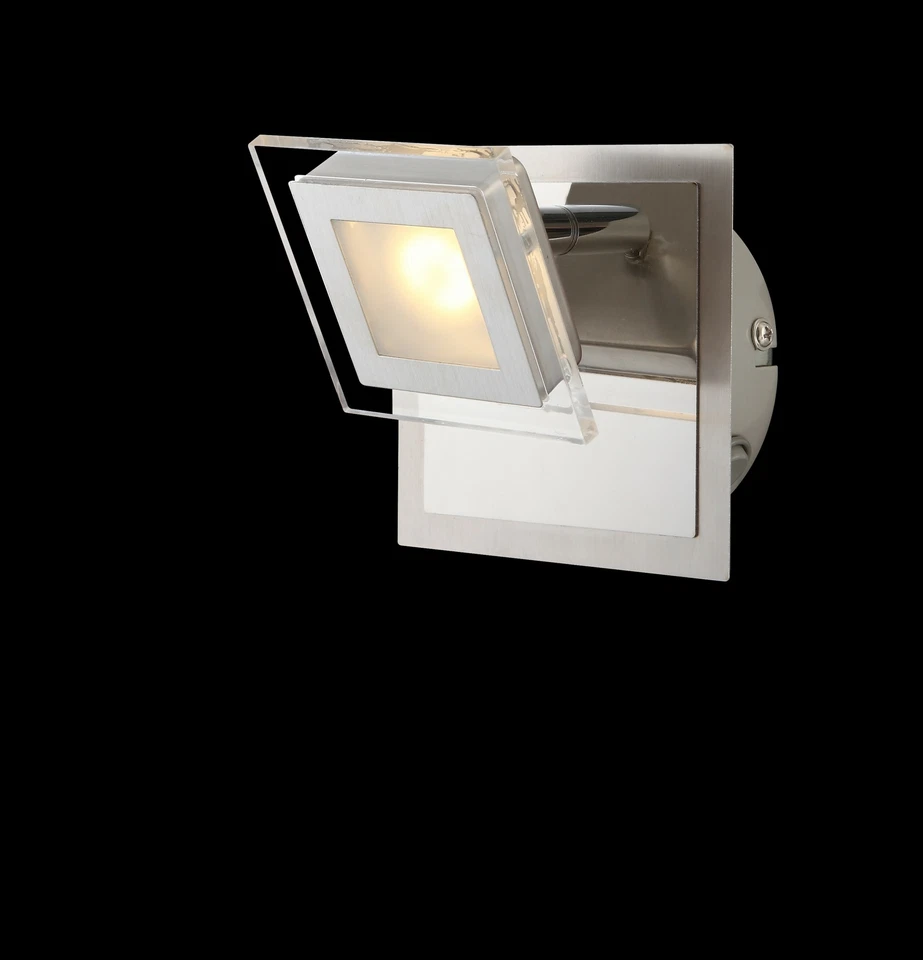 LED Wandleuchte Strahler Spot Cholet Nickel Matt 1flg. Schwenkbar 3000K 1800lm - Bild 4 von 4