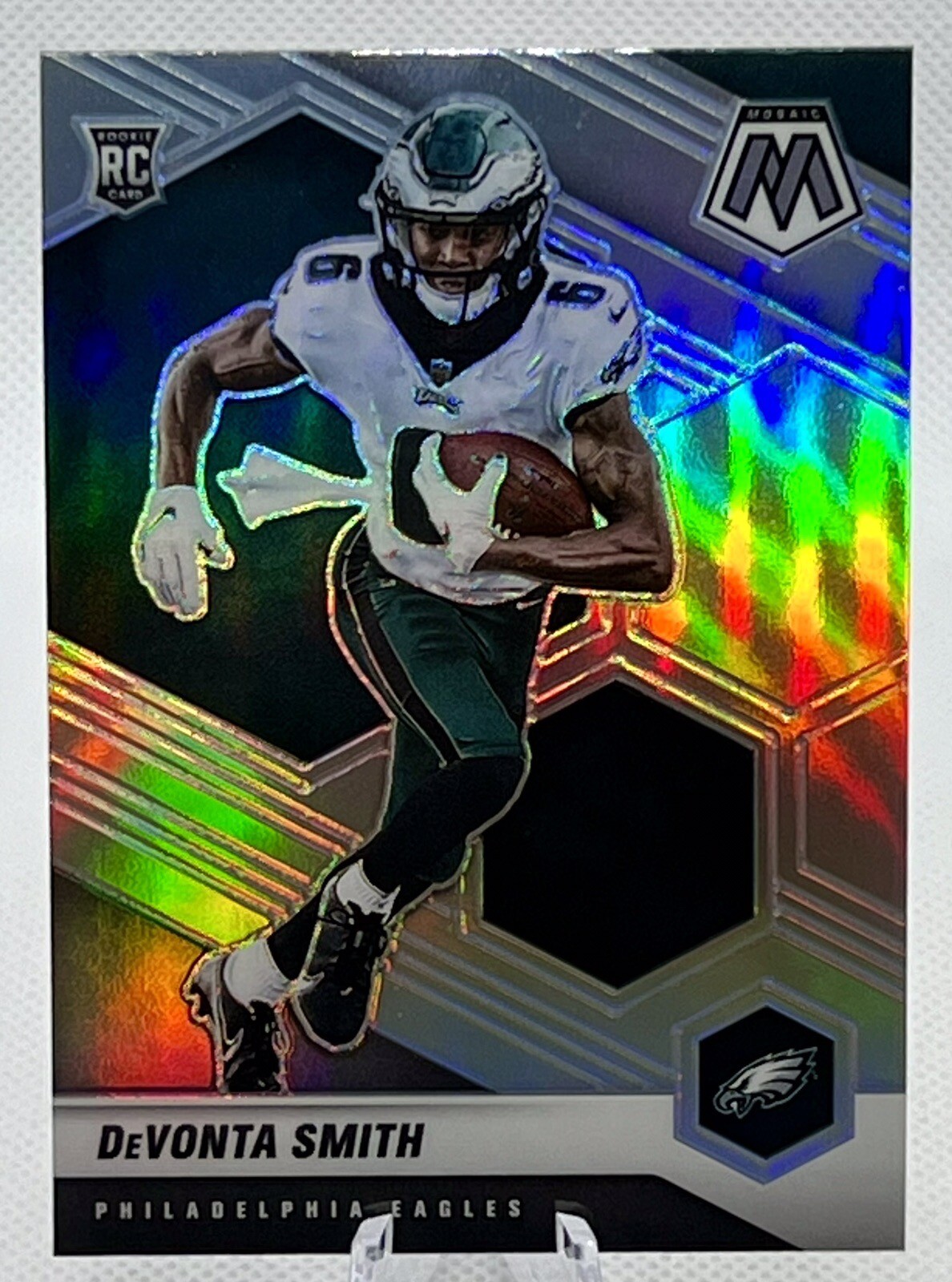 DEVONTA SMITH RC 2021 Panini Mosaic Silver Prizm #305 Rookie Philadelphia Eagles