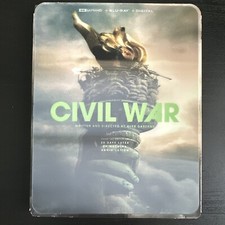 CIVIL WAR 4K UHD  Blu-ray Exclusive Lenticular Slipcover Amazon Limited SEALED