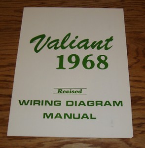 1968 Plymouth Valiant Wiring Diagram Manual 68 | eBay