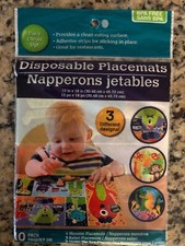 BPA Free Disposable Placemats 10 pack unopened package